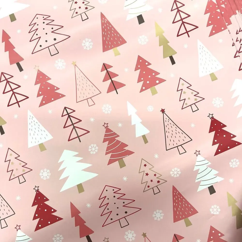 CHRISTMAS WRAPPING BAGS, Polymailers, 40 Pieces